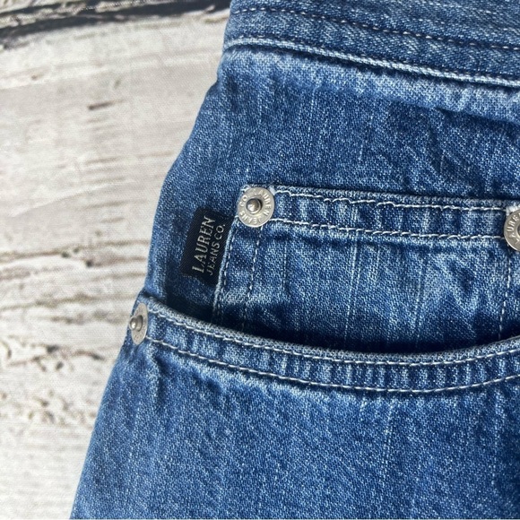 Lauren Ralph Lauren A-Line Denim Skirt Size 8P - Picture 3 of 9